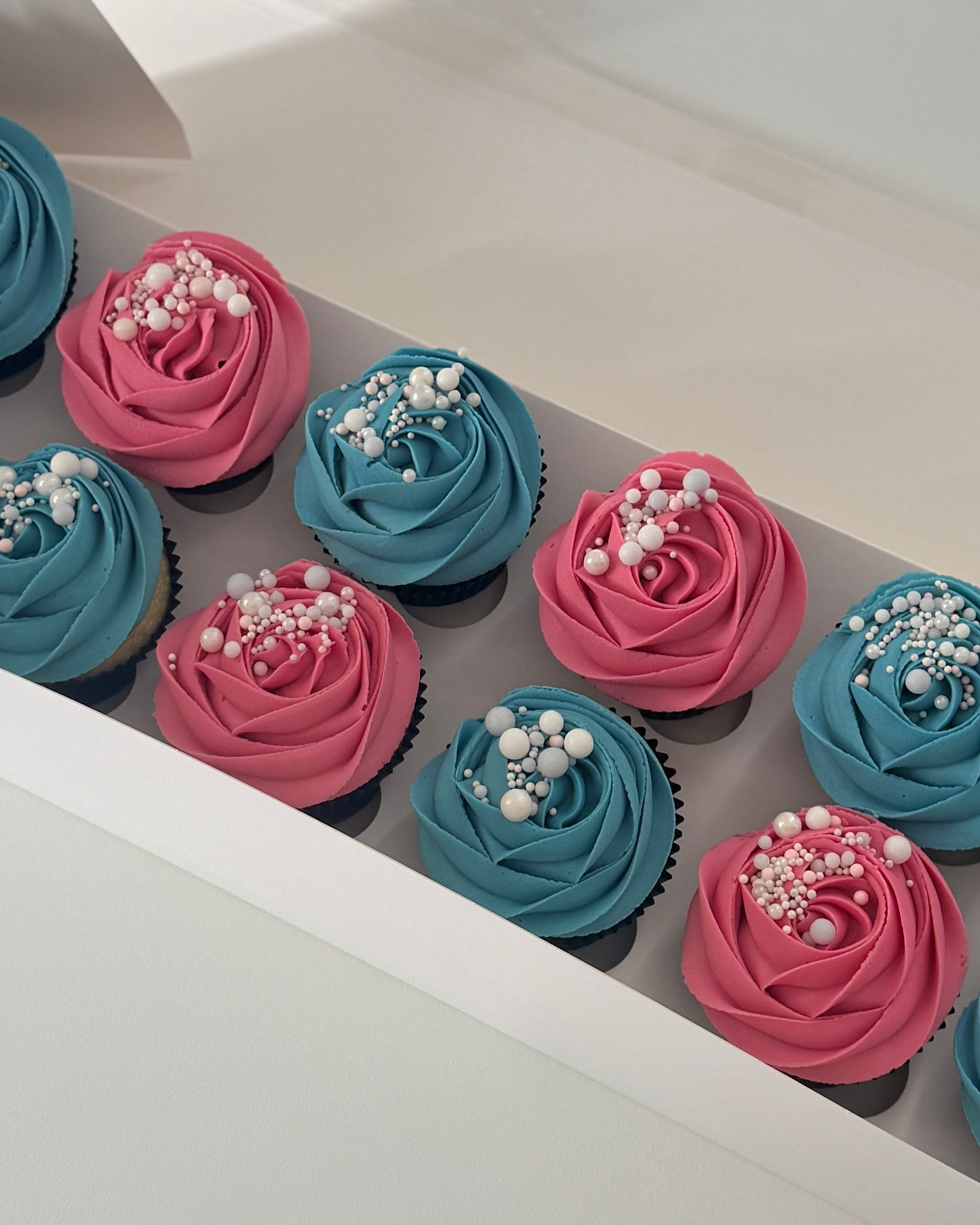 Gender Reveal Cupcakes