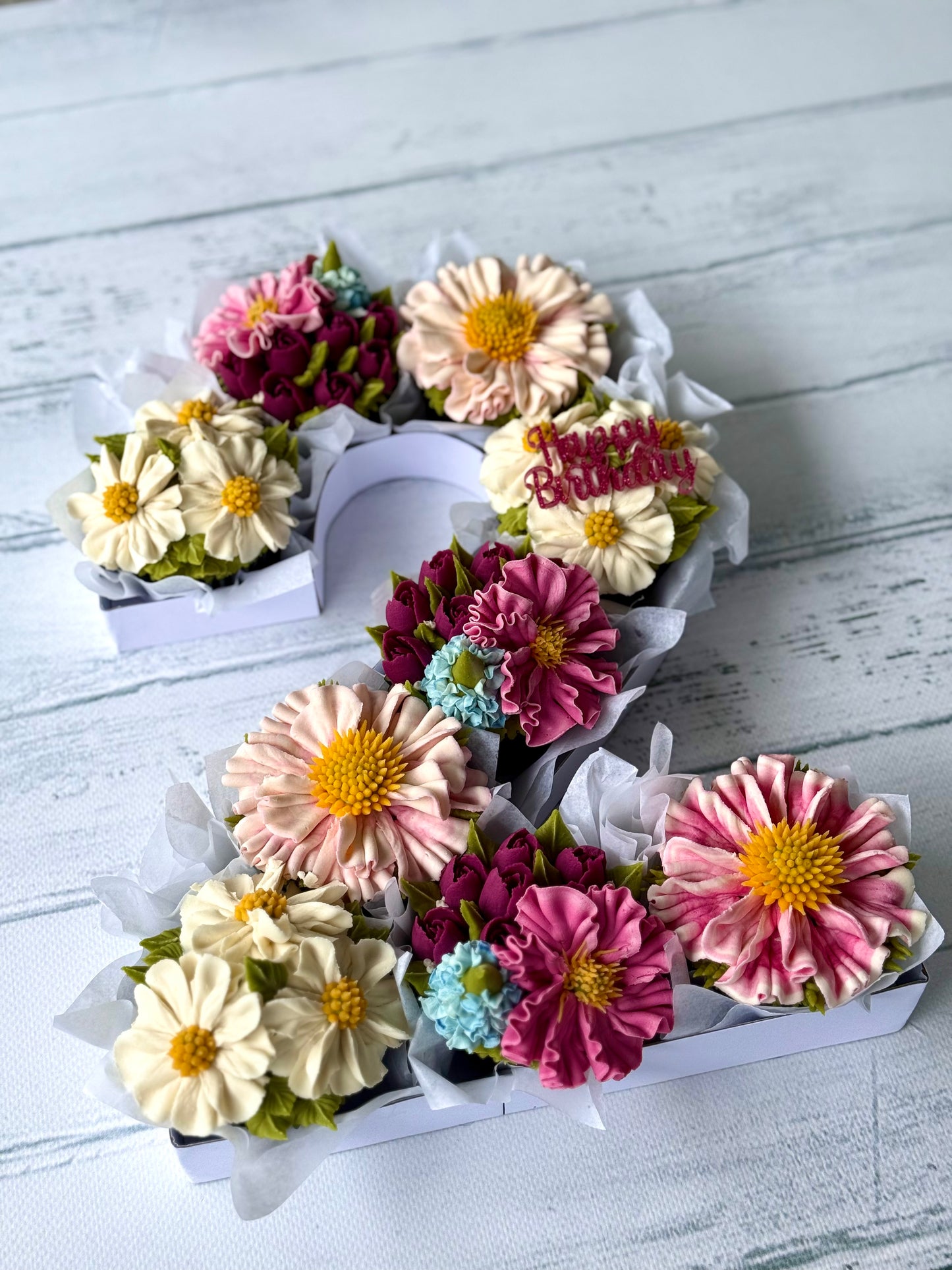 Single Number Cupcake Boxes