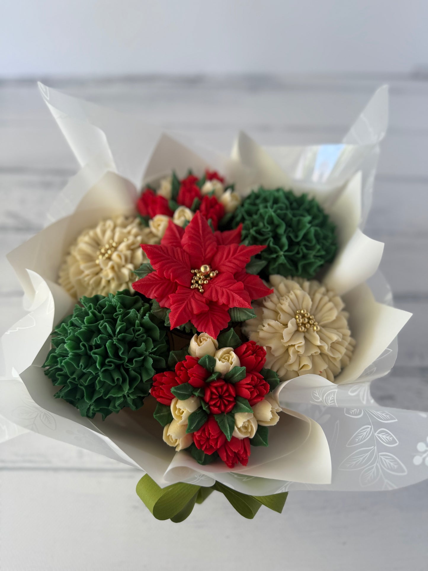 Christmas Cupcake Bouquets