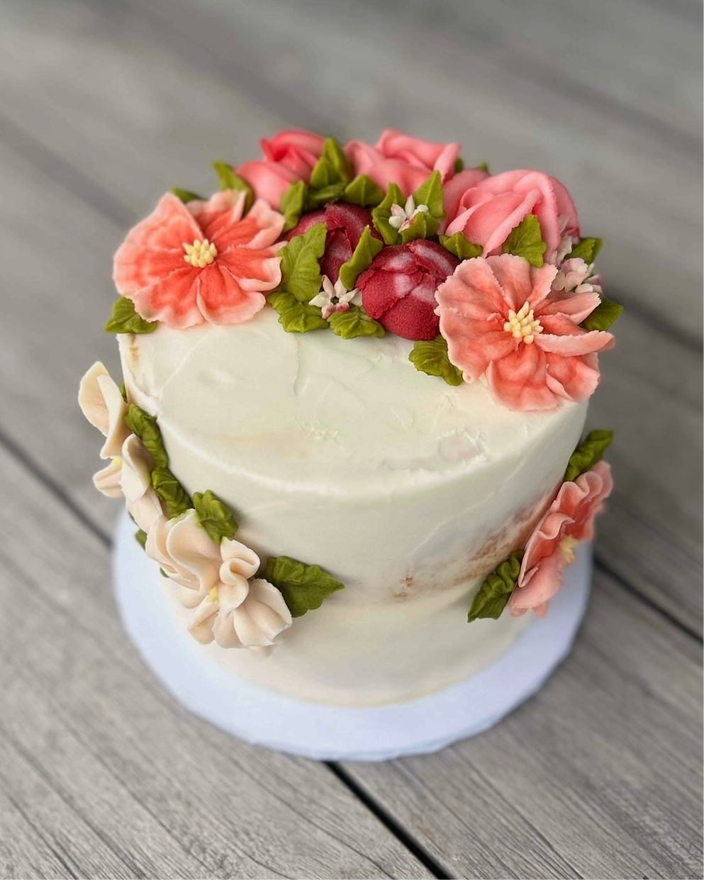 Elegant 5-inch Floral Cake