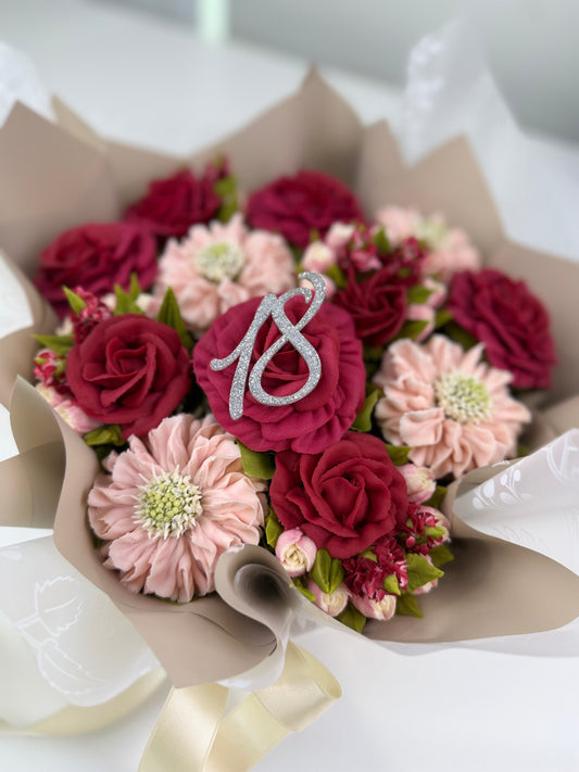 Boxed Floral Cupcakes | Sunshine Coast cupcakes 