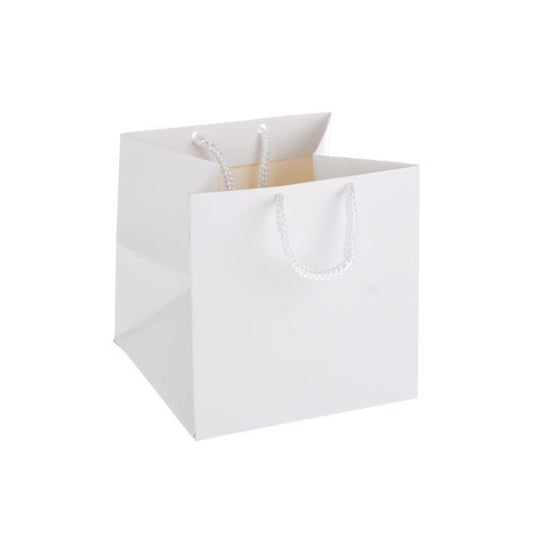 White 3/4 Cupcake Bouquet Bag